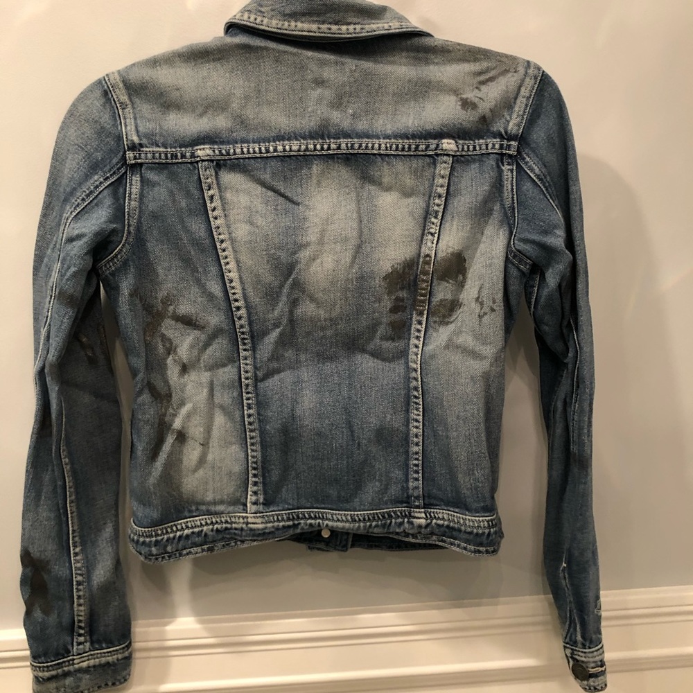 Hidden Jeans Patchwork Denim Jacket Xs - image 5